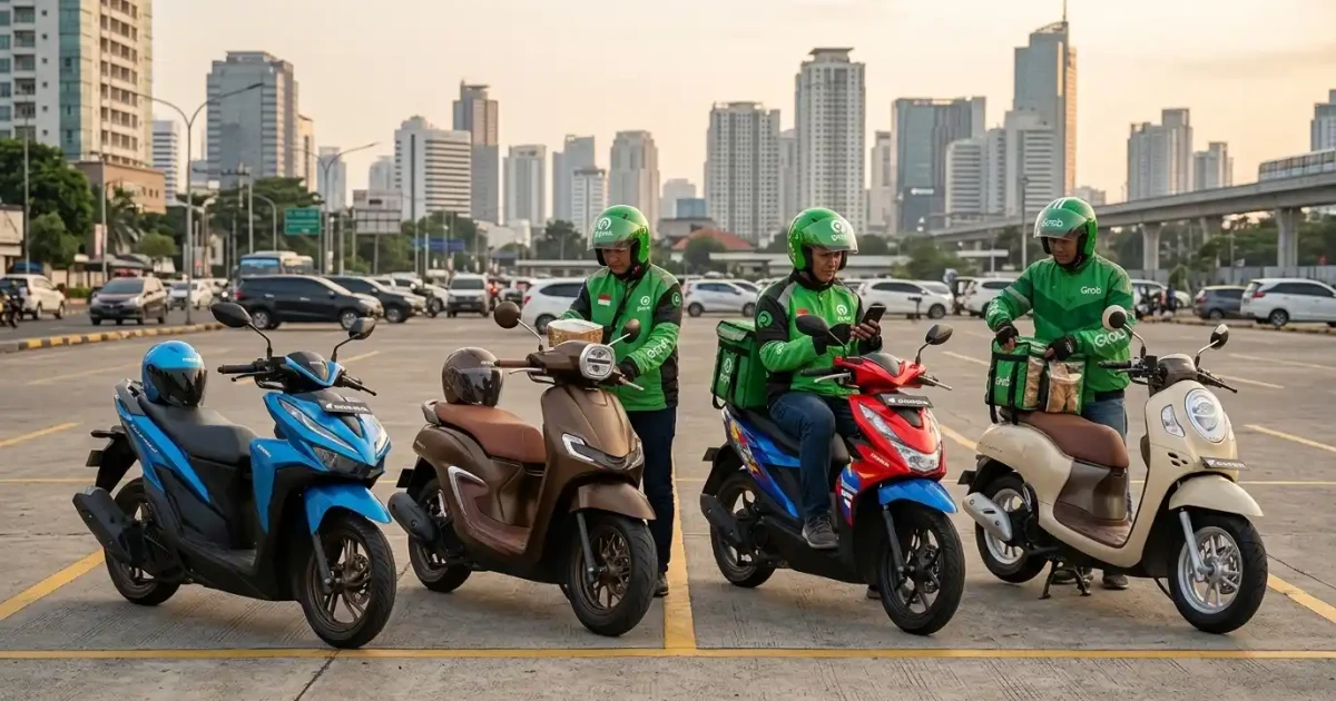 Motor Honda Terbaik untuk Ojek Online di Jakarta